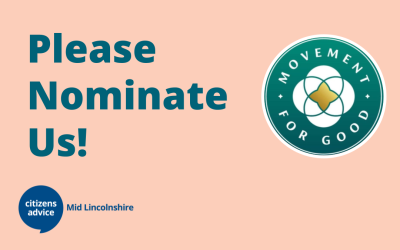 Please nominate us for the 2022 Movement for Good Awards!