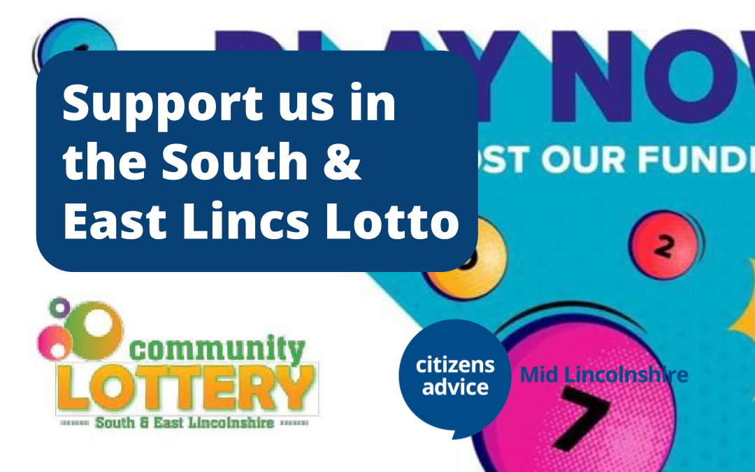 Support us by playing the South & East Lincolnshire Lottery