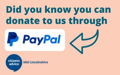 Did you know you can donate to us through PayPal?