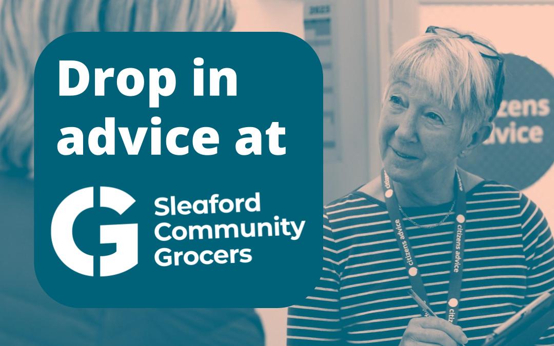Drop in advice at Sleaford Community Grocers