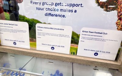 Vote for us at Tesco
